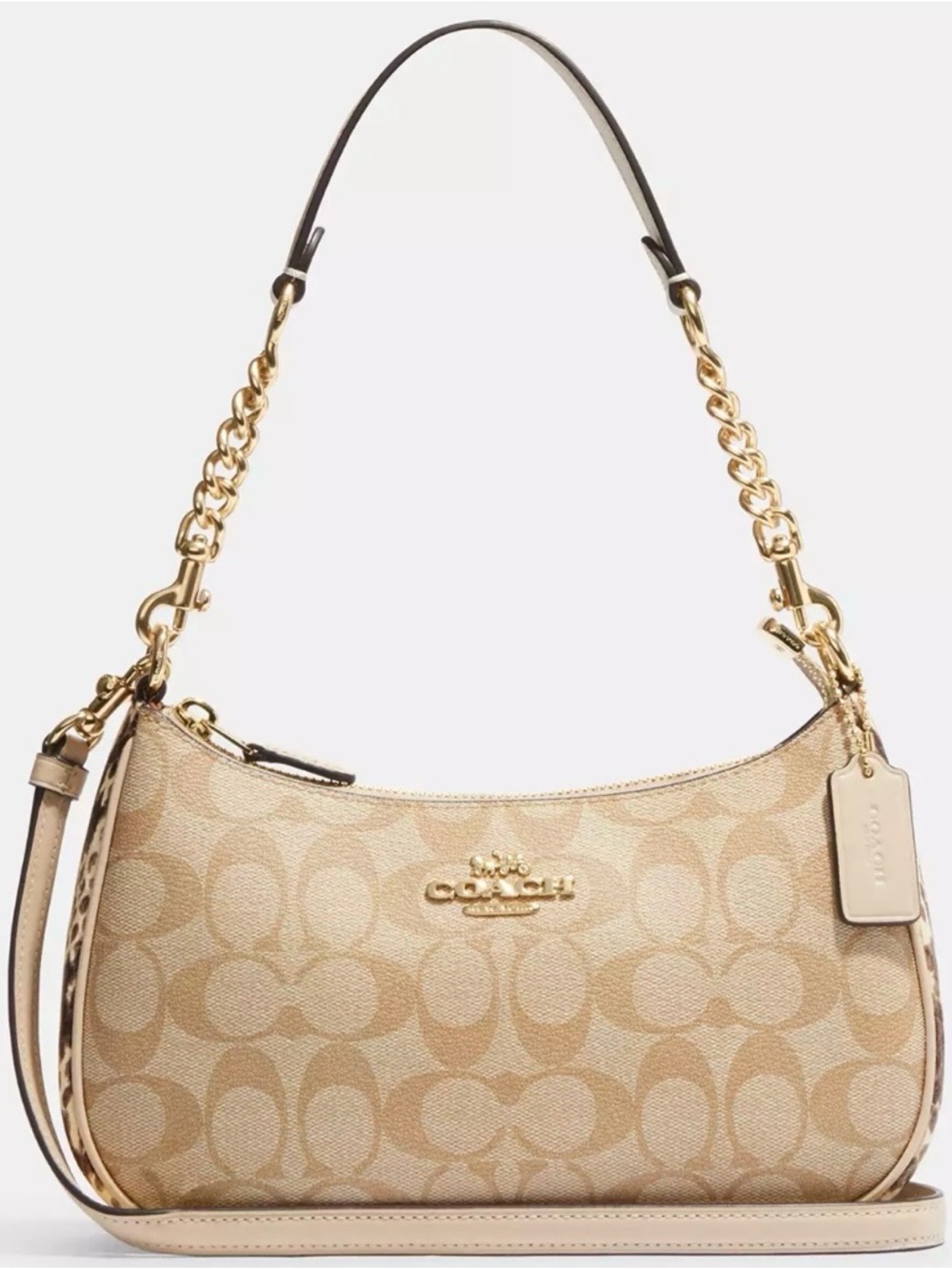 Coach Teri Shoulder Bag In Signature Canvas